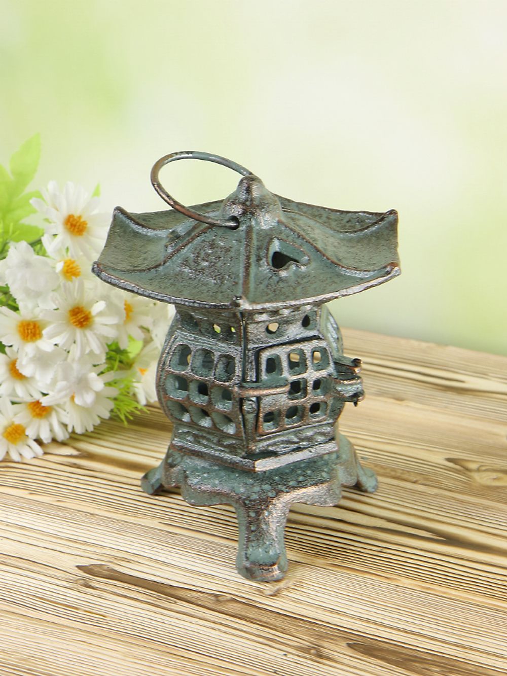 Iron Garden Декоративный фонарь Пагода под свечу для дачи