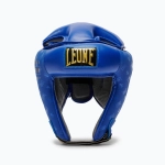 Боксёрский шлем LEONE 1947 Headgear Dna blue