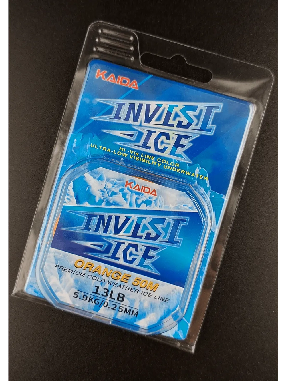 Зимняя леска Каида Invisi ICE для подлёдного лова 0.25 мм