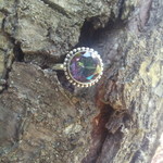 Кольцо МИСТИК, серебро/мистический кварц