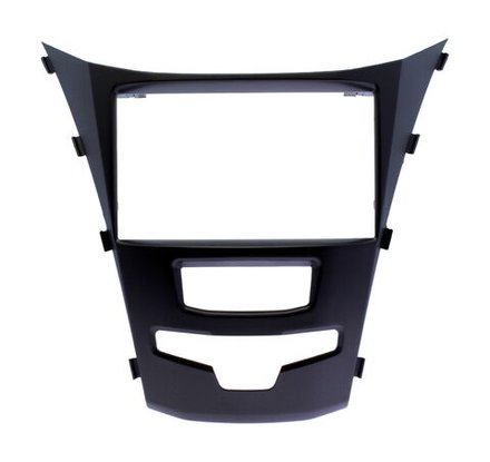 Комплект рамки с разъёмами 7" SsangYong Actyon 2 2013+ 2 Din - Car-Smart 7006H7