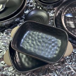 Lenardi 205-676 Прямоугольный салатник с ручками ROCA в под.уп.(х24)Фарфор