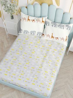 Простынь на резинке Сказка "Саванна (компаньон)" 120х200 см, перкаль