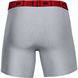 Мужские спортивные боксеры Under Armour Tech 6in 2 Pack - gray