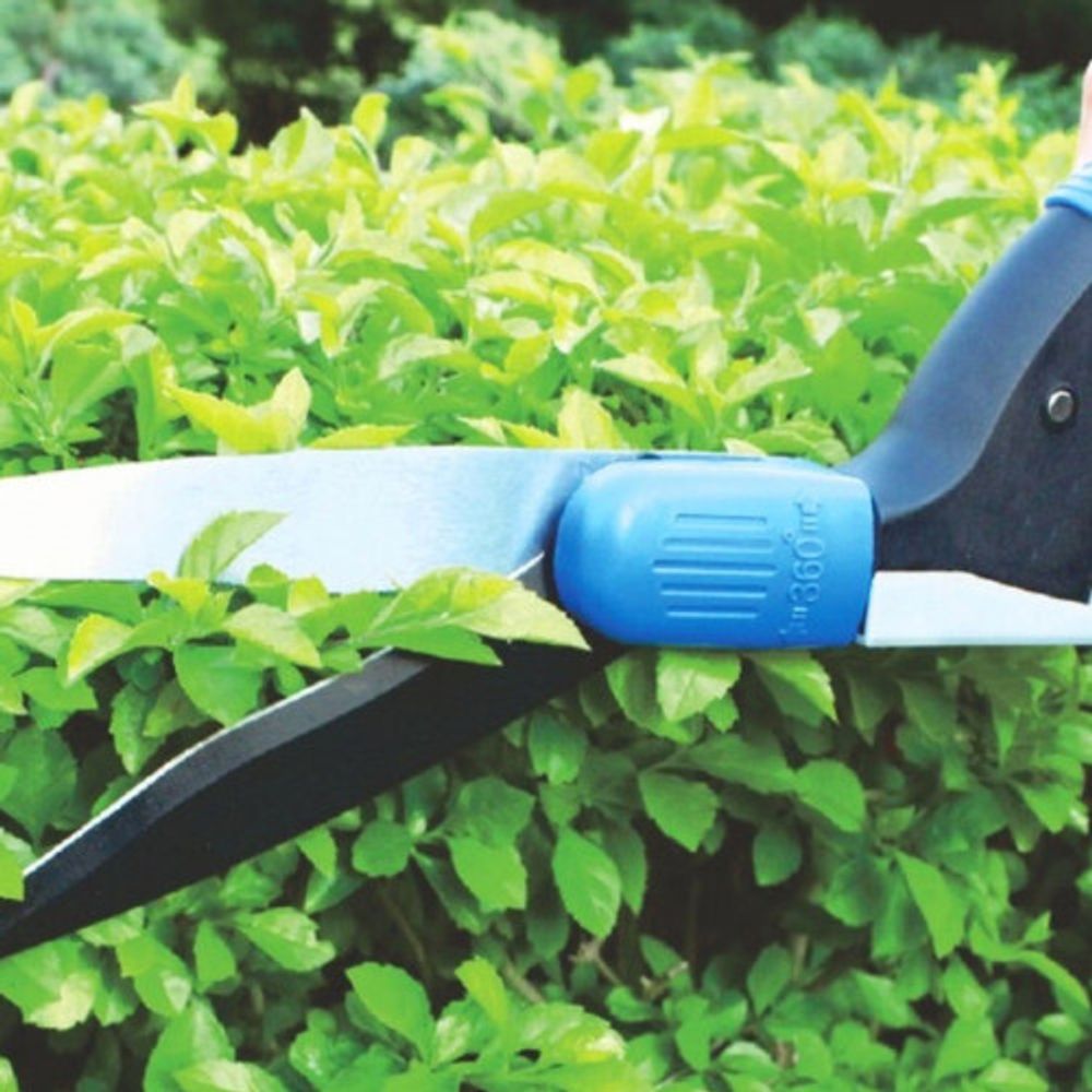 GTGS48-006 GREEN APPLE Ножницы для травы, поворотные 360