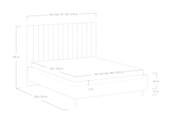 Кровать Amanda (120x190)