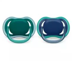 Əmzik\ ultra air soother, 6-18m, dark blue/dark green boy