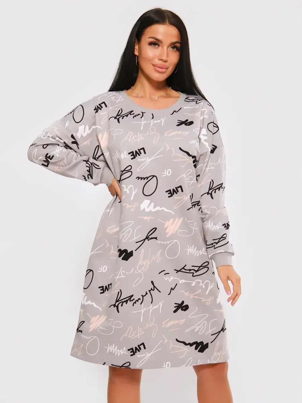 Ночная сорочка утеплённая