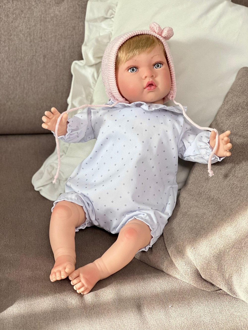 Кукла Реборн Nines 48см Susette мягконабивная (N0238)