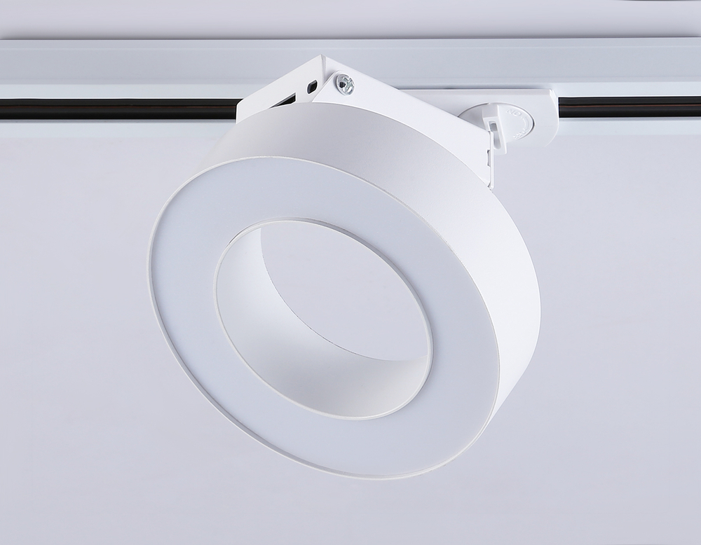 Светильник светодиодный трековый GL6866 WH белый LED 15W 4200K D115*80