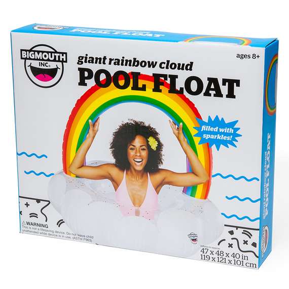 Круг надувной rainbow cloud