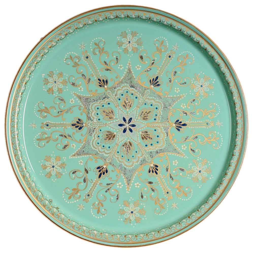 若斯托沃彩绘托盘 A9D290925148