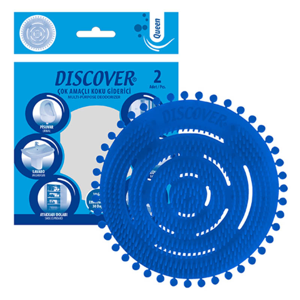 Сеточка DISCOVER для писсуара, аромат Queen 2шт