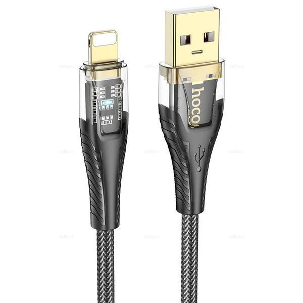 Кабель USB на Lightning Hoco U121 (black)