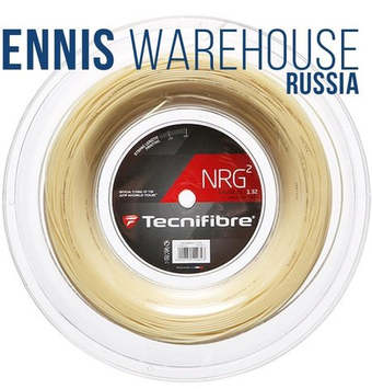 Теннисные струны Tecnifibre NRG2 (200 m) - натуральные