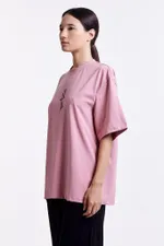 Футболка Гербарий Клевер пудра