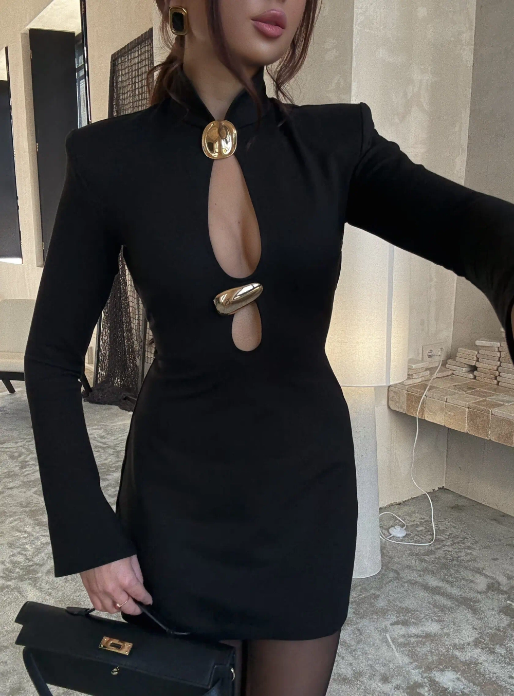 Платье мини "Грейс", Черный