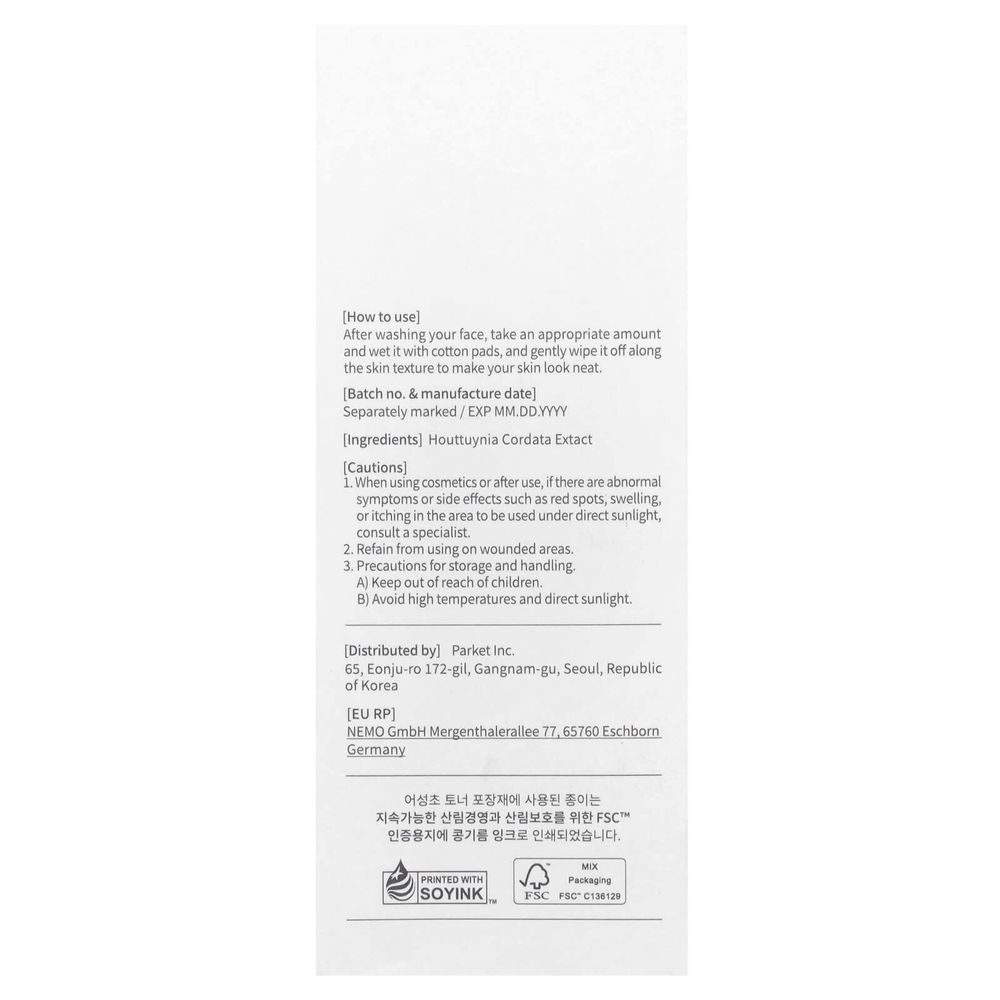 Mixsoon, тоник из сердцевины, 300 мл (10,1 жидк. унции)