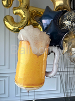 Набор шаров "Синее золото" цифра+фигура