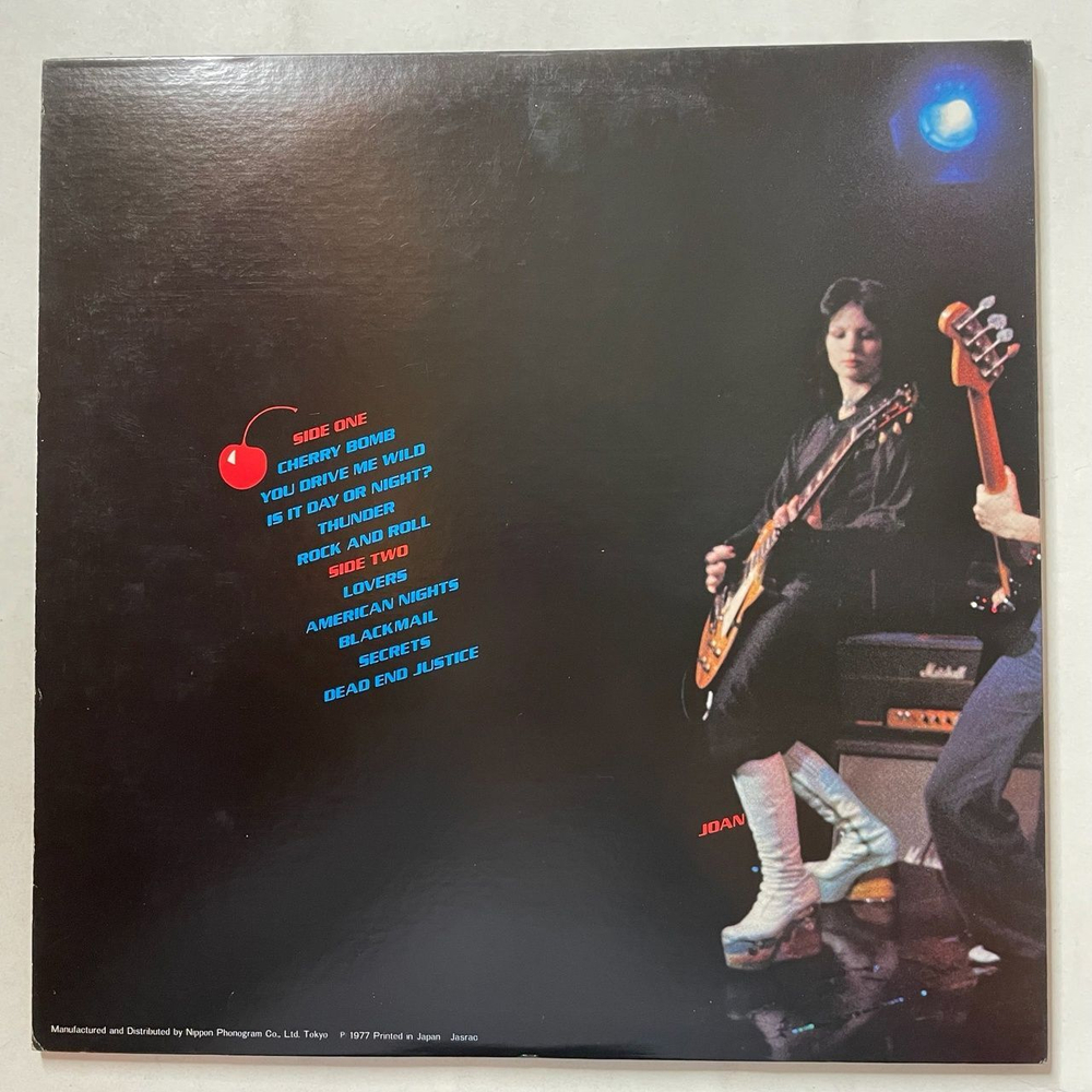 Винтажная виниловая пластинка LP The Runaways (Japan 1977) (Obi)