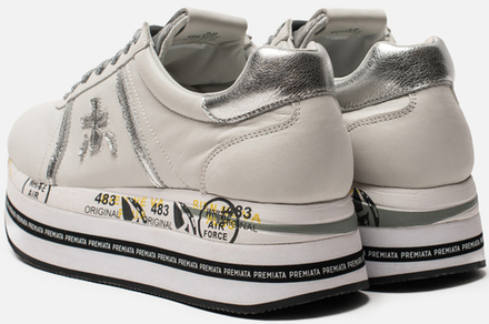 Premiata Beth 4517 серые с серебром