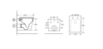 Унитаз подвесной ZILI DO ZS-052E-R КРИОС Rimless 49 см УТ000000861