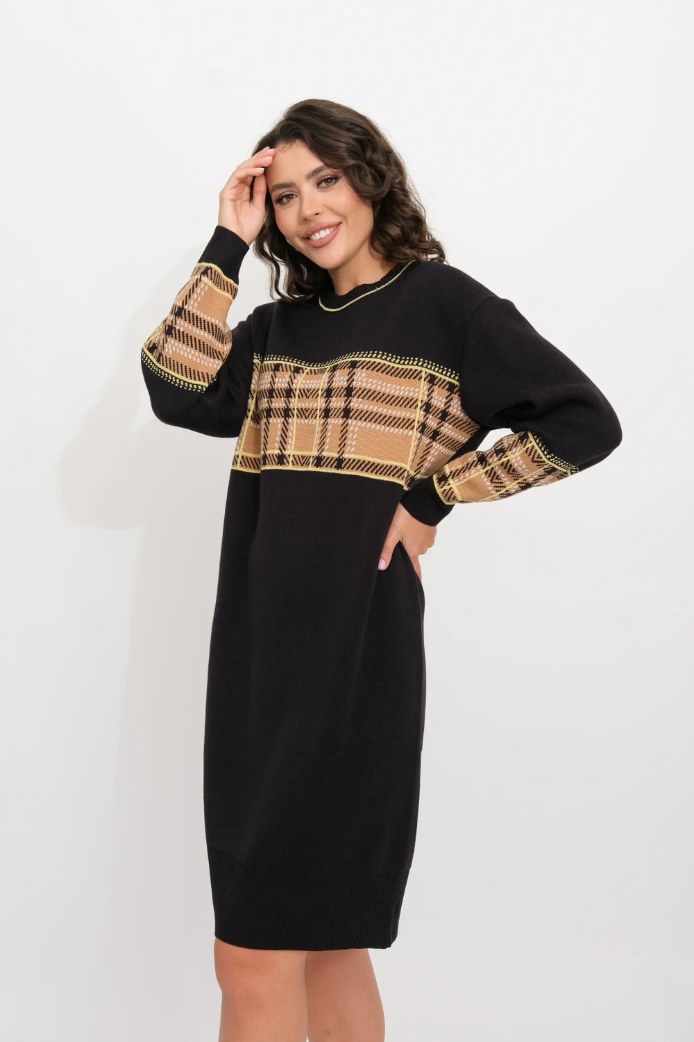 Платье Д 3467/т.синий