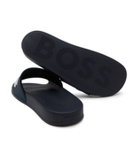 Шлепанцы Kirk Slid rblg N BOSS BLACK - темно-синий(50498241)