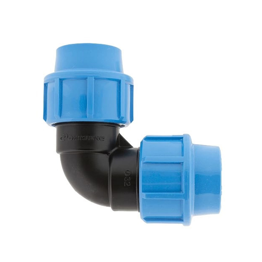 Отвод для труб Джилекс, полипропиленовый, с внутренней резьбой, 32/90°