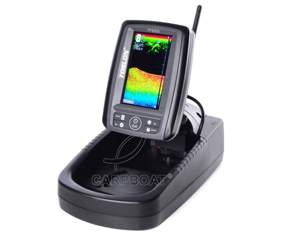 Беспроводной цветной эхолот Toslon FISH-FINDER TF-520 li-ion