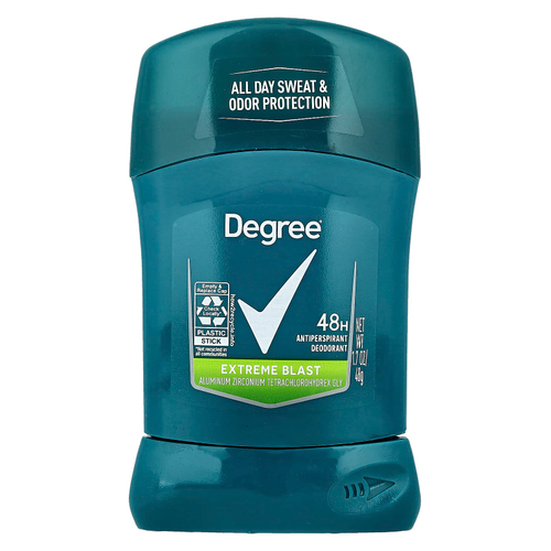 Degree, дезодорант-антиперспирант на 48 часов, Extreme Blast, 48 г (1,7 унции)