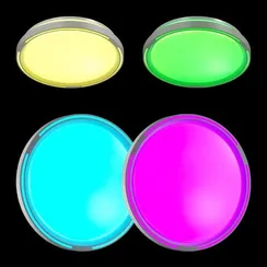 3028/EL COLOR SN 223 Светильник пластик/бел LED 72Вт 3000-6500K D490 IP43 пульт ДУ/RGB/LampSmart SLOT