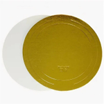 Подложка усиленная двусторонняя золото/жемчуг 3,2 мм. Диаметр 22