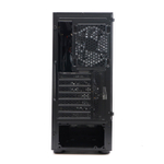 Корпус BaseTech eXtreme GFX-03, Без БП, ATX, чёрный, 4xFRGB FAN, 2xUSB2, 1xUSB3, бок: закалённое стекло (BT-GFX-03-MESH-4F-RGB)
