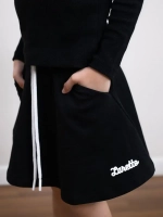 Летний костюм для девочки, свитшот и юбка