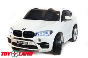 Детский электромобиль Toyland BMW X6M белый