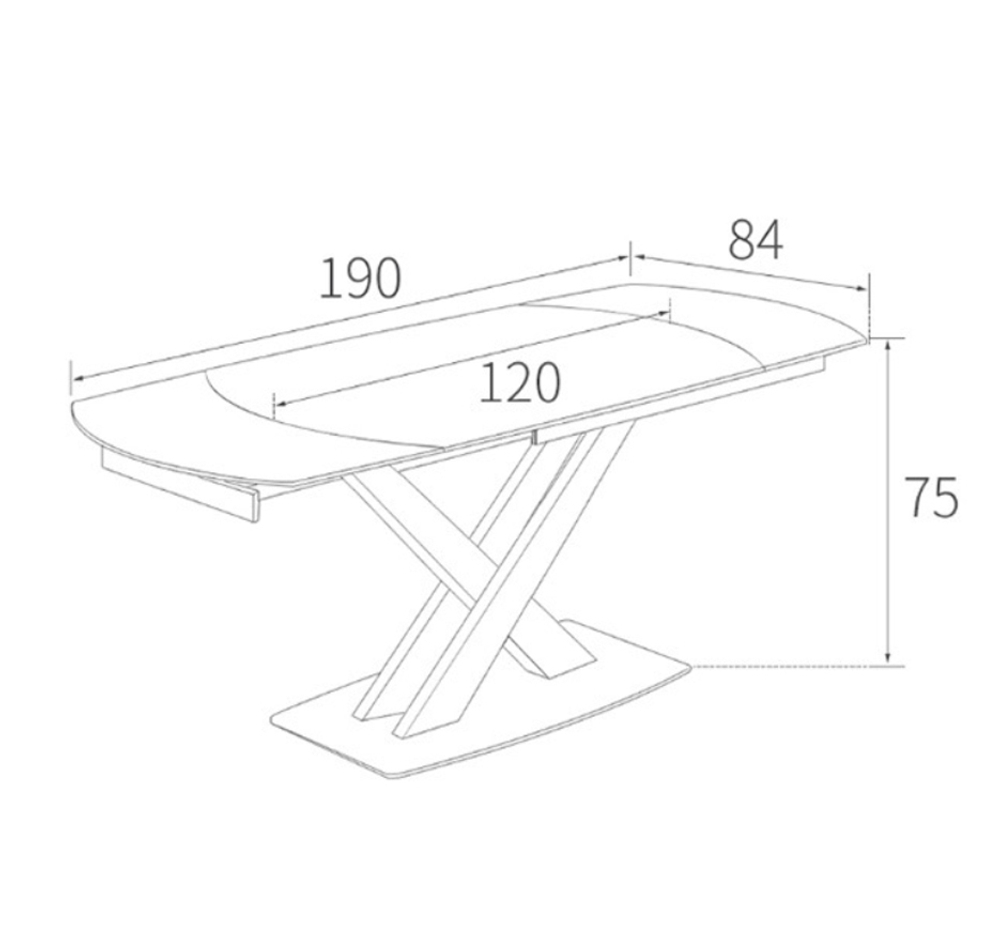 Стол Marble folding