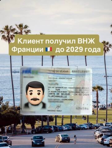 ВНЖ Франции