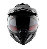 Шлем AXOR X-CROSS DUAL VISOR-E SC, с визором, цвет черный (XL)