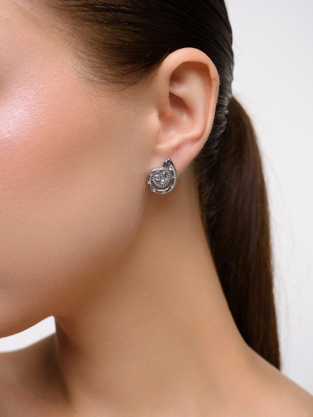 Серьги "Small Shell mini" Silver