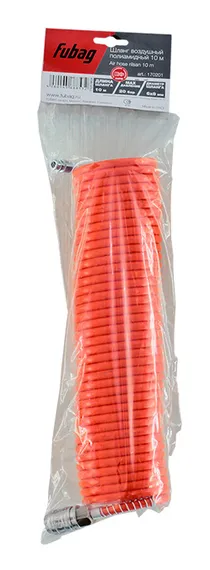 Шланг спиральный Fubag с фитингами рапид 10 м