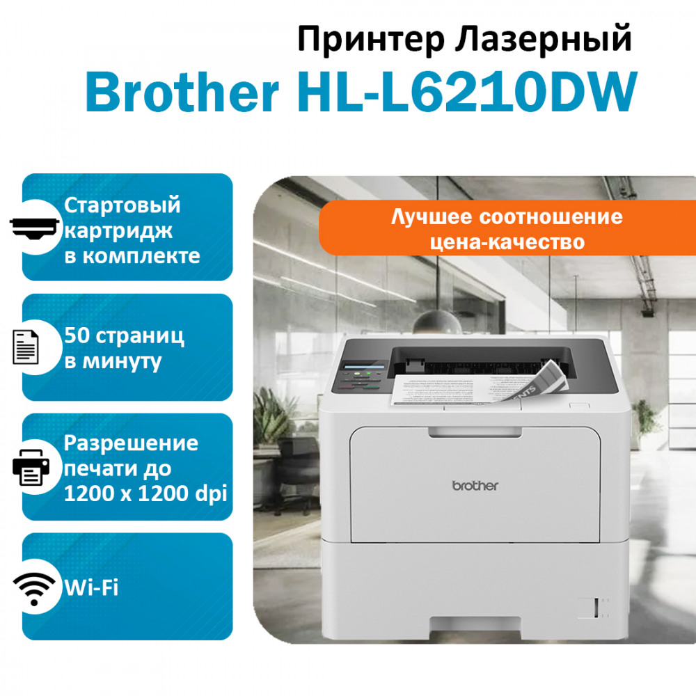 Принтер Brother HL-L6210DW