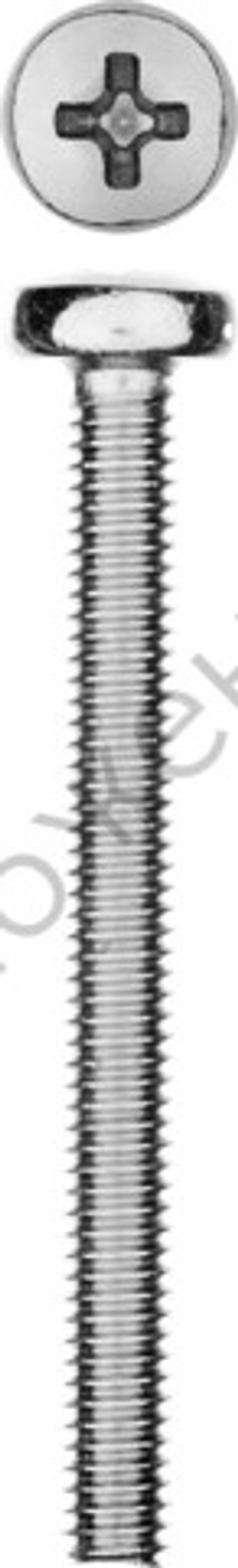 ЗУБР DIN 7985 M4 x 40 мм, кл. пр. 4.8, винт с полусферической головкой, цинк, 9 шт (303156-04-040)