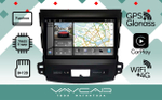 Магнитола для Mitsubishi Outlander XL - Vaycar VA47-0056-2K на Android 13, 8-ядер, 2K QLED, ТОП процессор, CarPlay, 4G SIM-слот