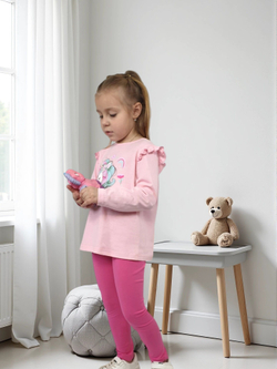 022-03-2 Комплект для девочки (джемпер+ лосины)