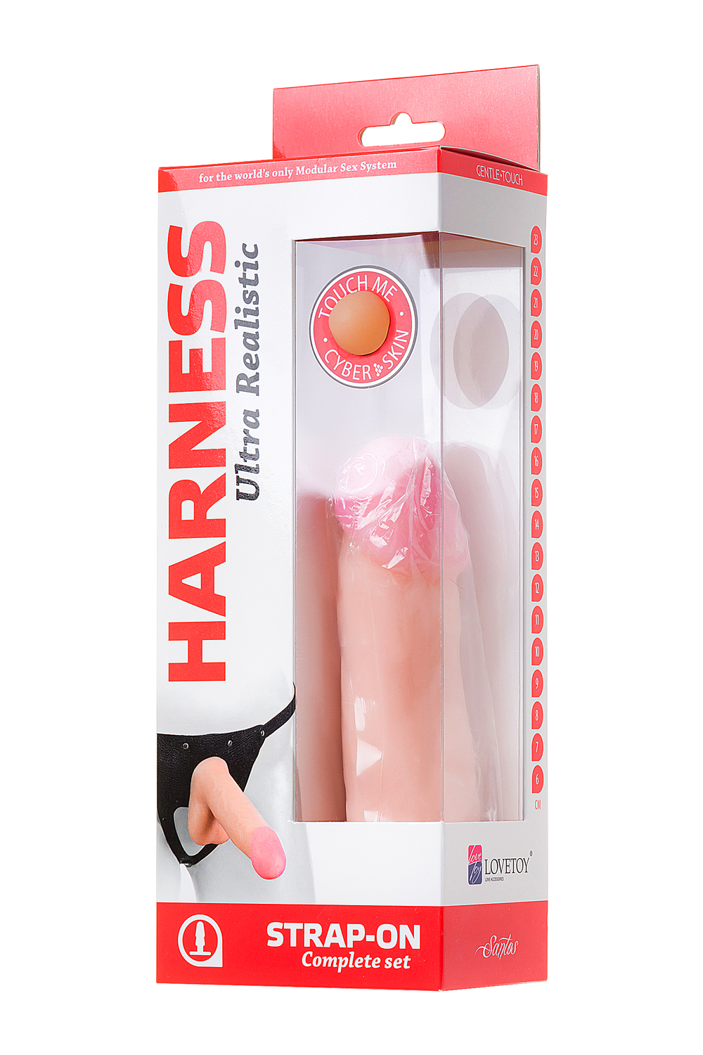 Страпон на креплении с поясом Harness 16 см