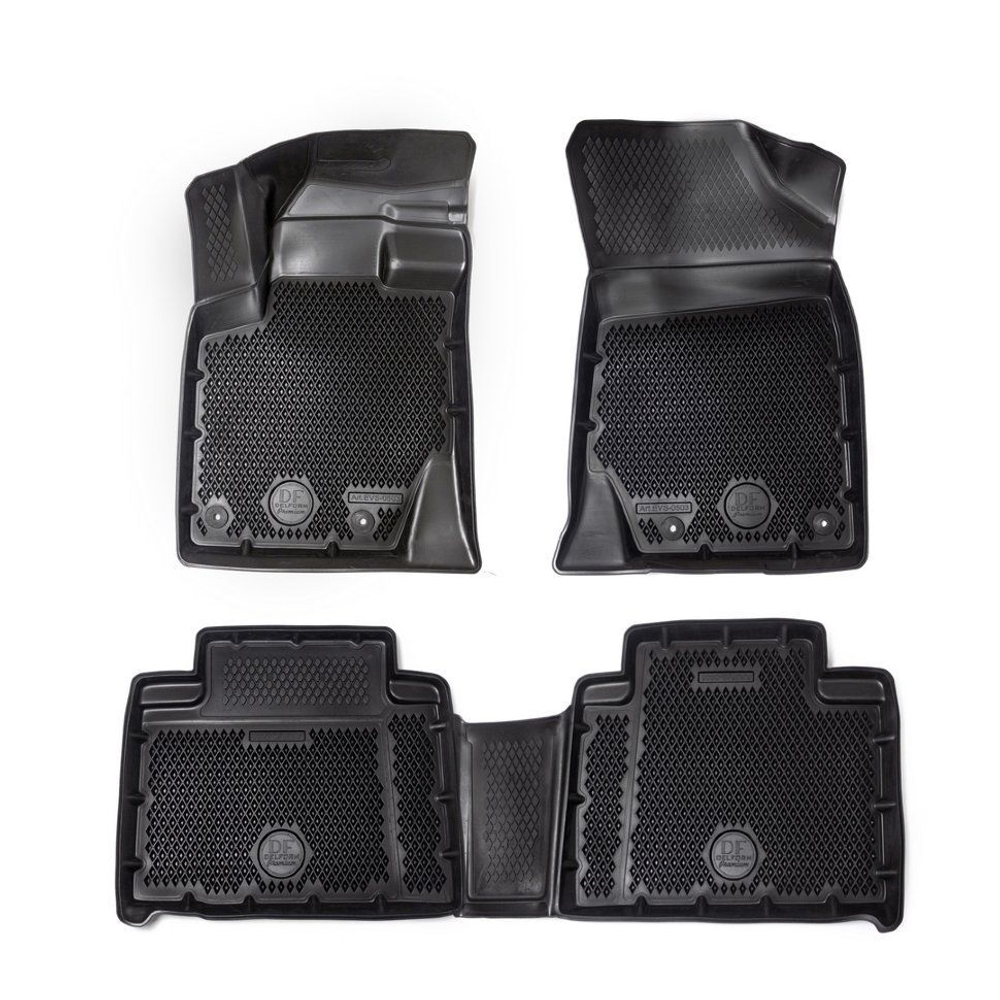 Коврики EVA 3D для Geely Atlas Pro l 2021+ Delform EVS-0501