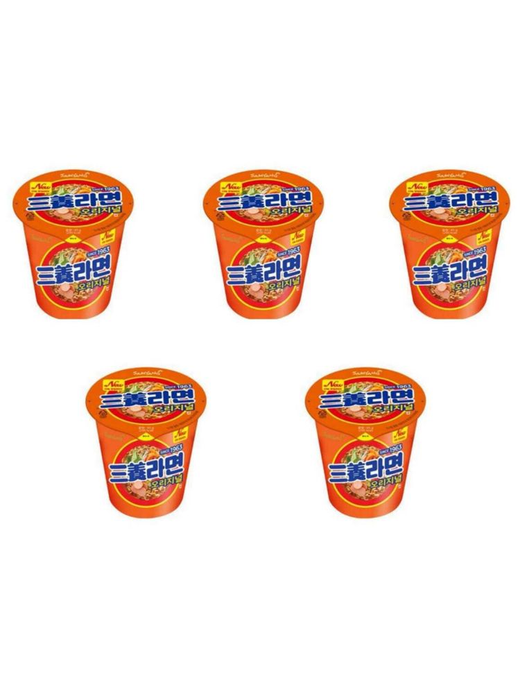 Лапша Samyang Ramen Original в стаканчике 65 г 5 шт