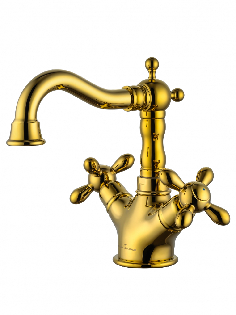 Смеситель для раковины WONZON & WOGHAND RETRO, Глянцевое золото (WW-88139020-PG)