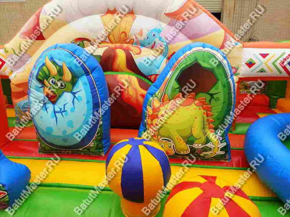 Надувной батут "Парк динозавров" 6*6*2,8 м